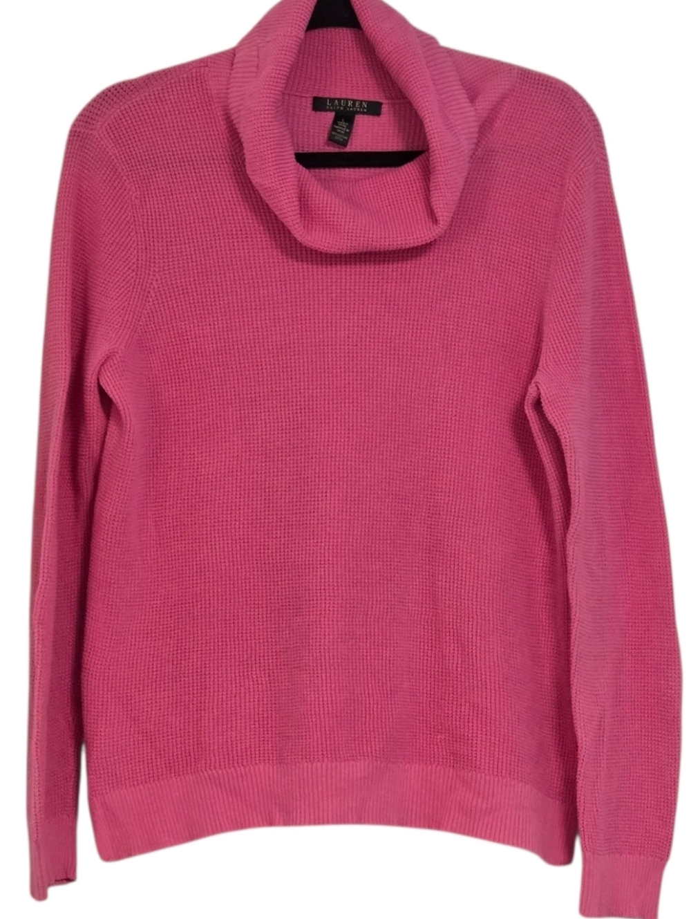 Lauren Ralph Lauren Pink Cowl Neck Sweater